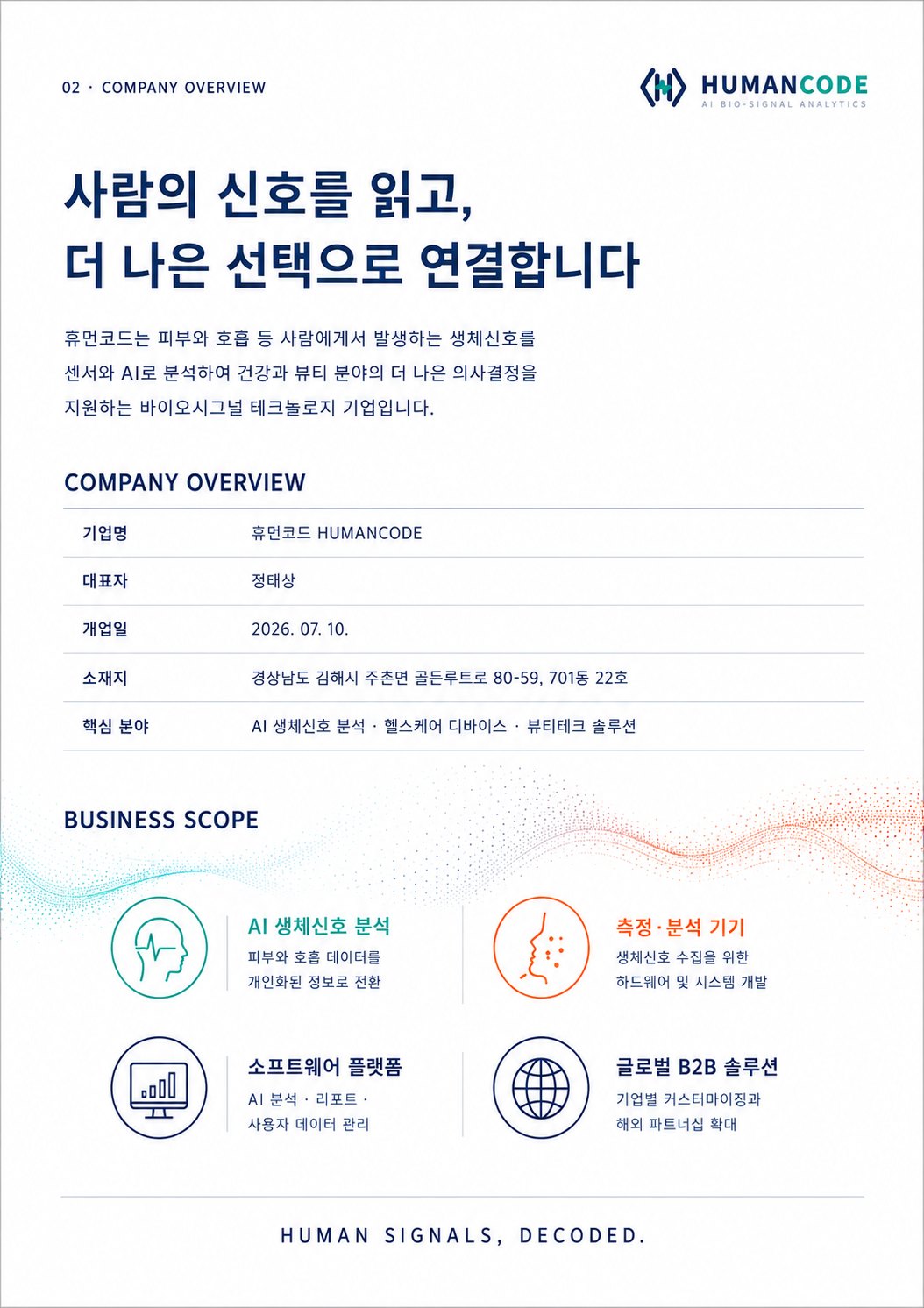 회사 개요